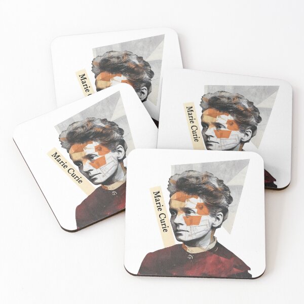 Item preview, Marie Curie – Scientific Collage Portrait Art Print | Women in Science Feminist Poster designed and sold by OzzFrequency.