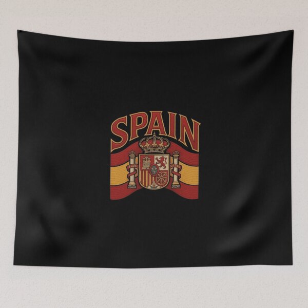 Item preview, Spain Flag España Design, Spanish Flag Shirt, España Pride, Red Yellow Flag, Spanish Culture, Madrid Barcelona, Spain Travel, National Pride Art designed and sold by Typologystudios.