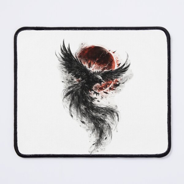 Item preview, Shattered Moon Raven Minimalist Art designed and sold by PrintWearables.