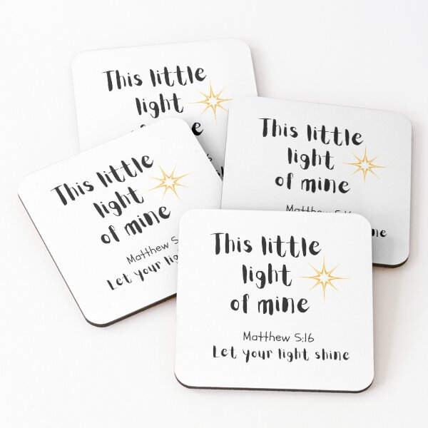 Item preview, This Little Light of Mine Christian Shirt – Matthew 5:16 Let Your Light Shine designed and sold by BlushingOrange.
