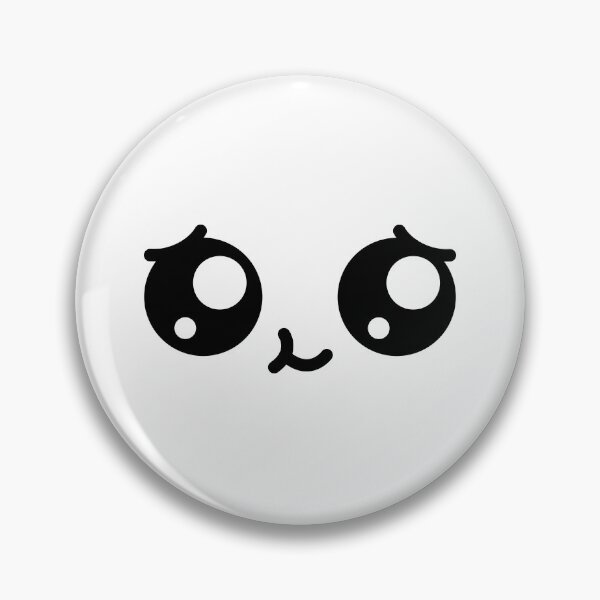 Item preview, Cute kawaii smiling shy face designed and sold by BlushyPrint.