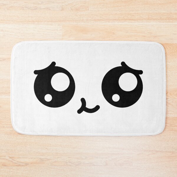 Item preview, Cute kawaii smiling shy face designed and sold by BlushyPrint.