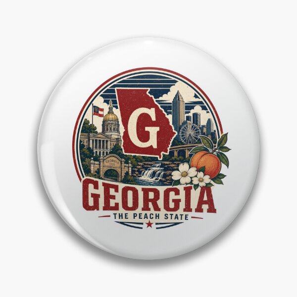 Item preview, Georgia State Print Logo / Georgia Pride designed and sold by Thehatinthecat.