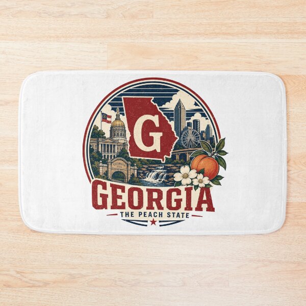 Item preview, Georgia State Print Logo / Georgia Pride designed and sold by Thehatinthecat.