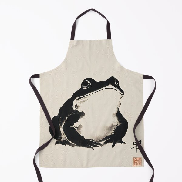 Item preview, Japanese Frog - Japandi Ukiyo e Painting designed and sold by KJNihonDesigner.