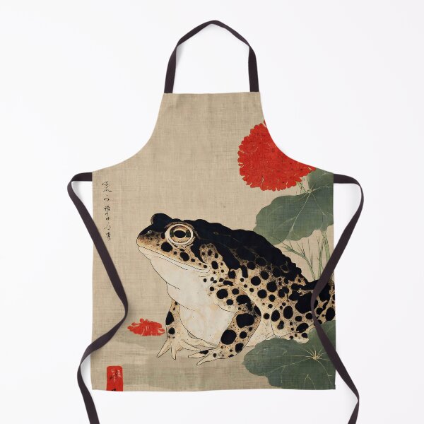 Item preview, Japanese Frog - Japandi Ukiyo e Painting designed and sold by KJNihonDesigner.