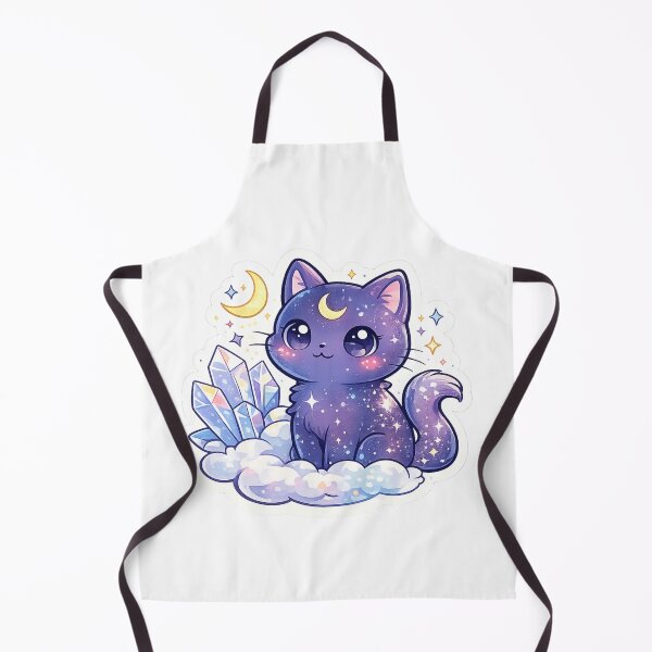 Item preview, Moon Cat Sticker | Magical Galaxy Cat Aesthetic designed and sold by ZYNORAworld.