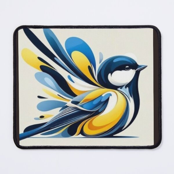 Item preview, Blue Bird Abstract Motion Artwork  designed and sold by NivyasArtistry.