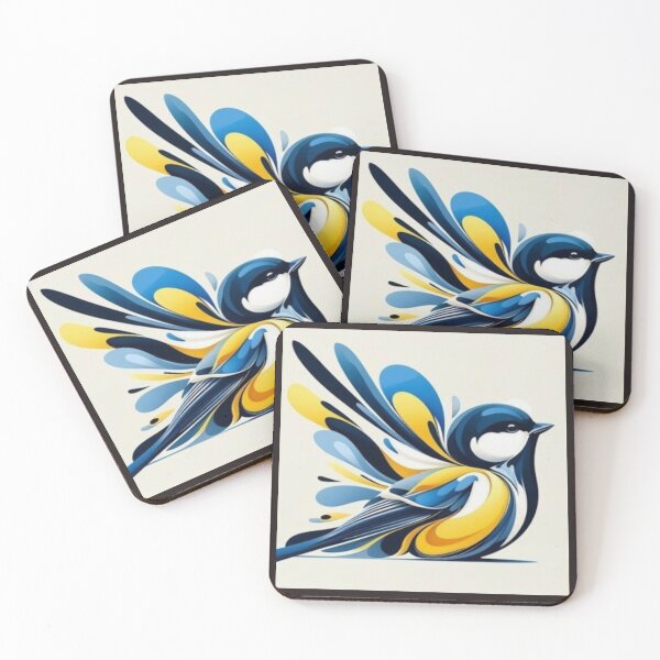 Item preview, Blue Bird Abstract Motion Artwork  designed and sold by NivyasArtistry.