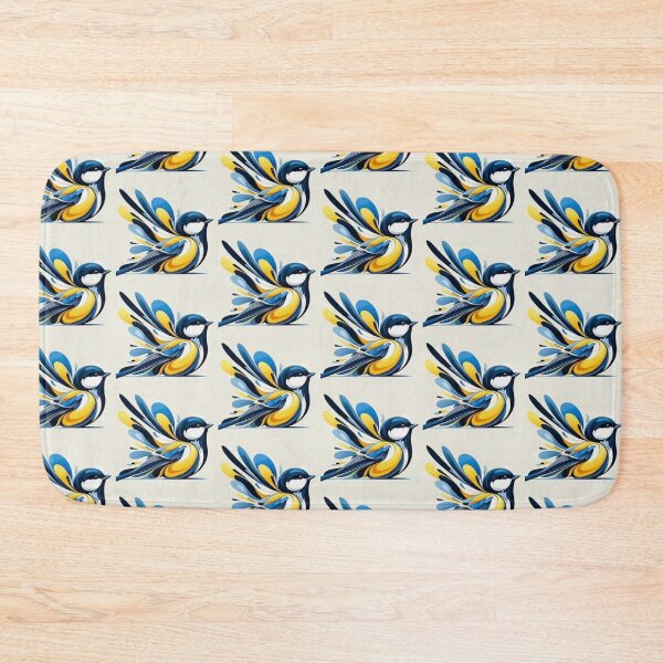 Item preview, Blue Bird Abstract Motion Artwork  designed and sold by NivyasArtistry.