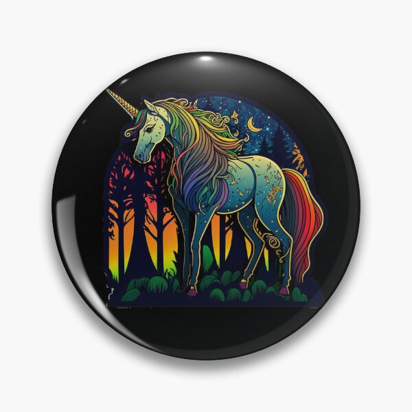 Item preview, Colorful RAINBOW UNICORN  designed and sold by CleverCulture.
