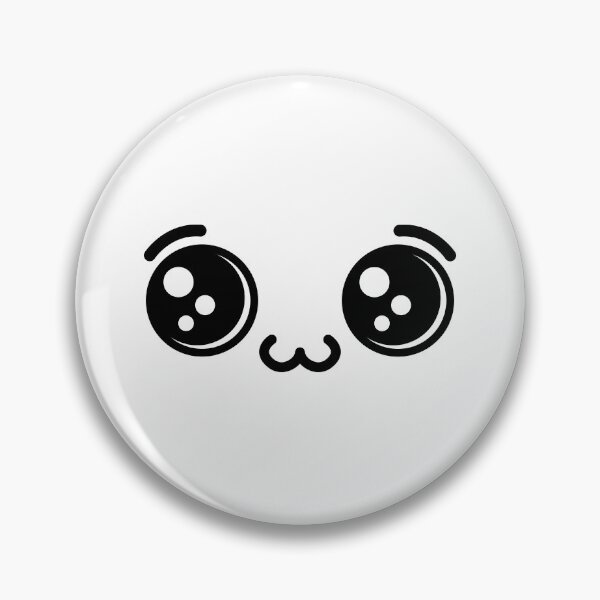 Item preview, Cute kawaii shiny eyes face designed and sold by BlushyPrint.