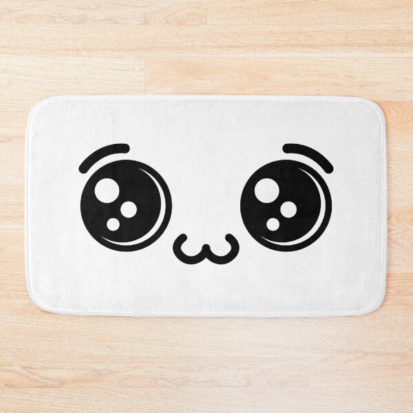 Item preview, Cute kawaii shiny eyes face designed and sold by BlushyPrint.