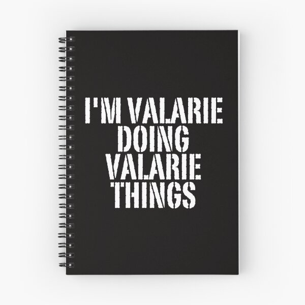 Item preview, I'M VALARIE DOING VALARIE THINGS Shirt Funny Christmas Gift Idea designed and sold by WeirdlyRare.