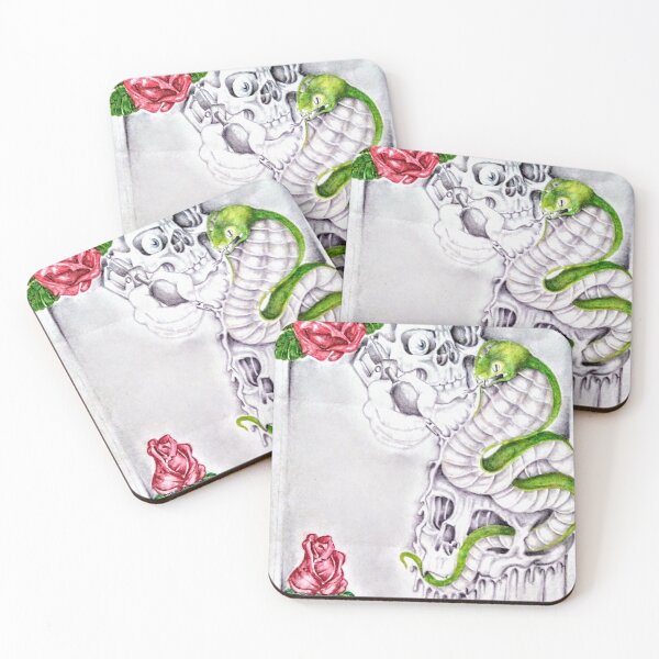 Item preview, Skulls and roses designed and sold by BSMX.