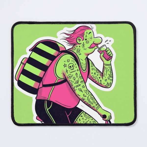 Item preview, “Pedal to the Hex‑Snack: The Leaf‑Head Who Outran His Own Plotline” designed and sold by Print Fiction.