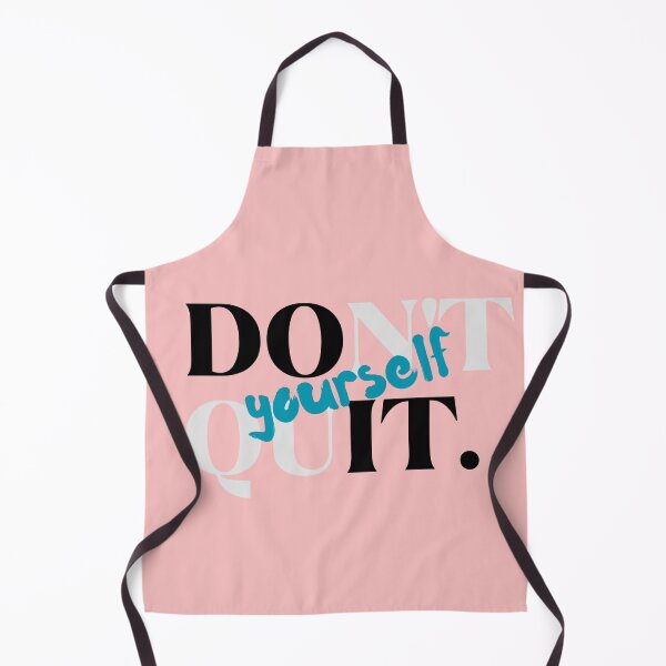 Item preview, Don’t Quit Yourself Motivational Typography Aesthetic | Pink Inspirational Quote Design designed and sold by zevorgue.