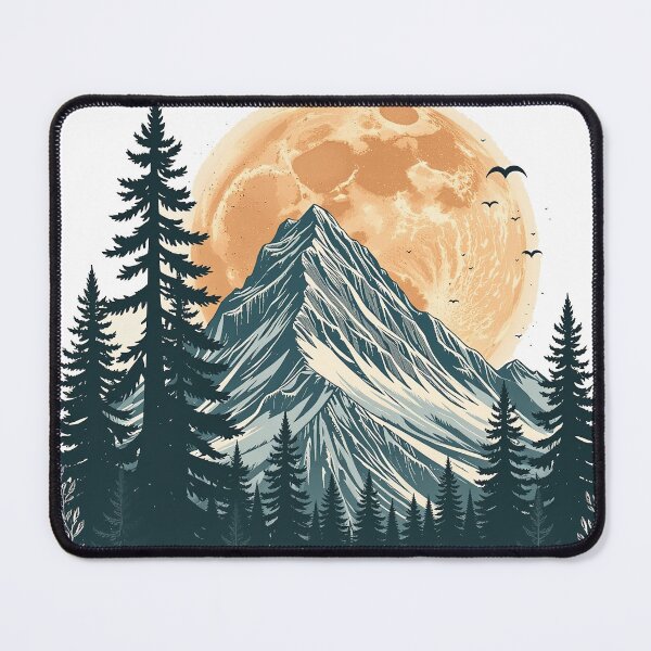 Item preview, Into The Wild - Vintage Mountain Nature designed and sold by dosuki Store.