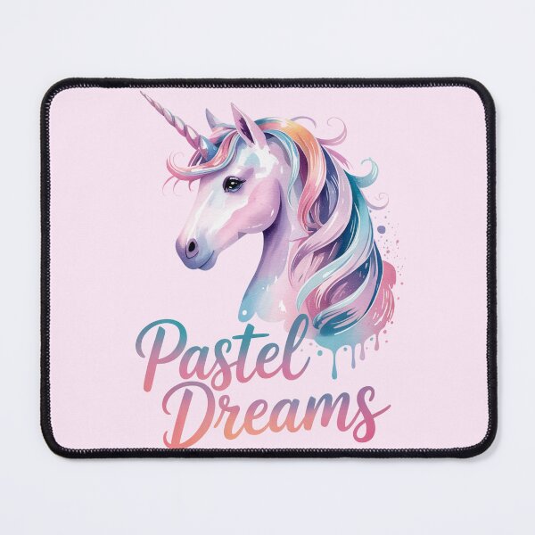 Item preview, Pastel Dreams Watercolor Unicorn Fantasy Aesthetic Design designed and sold by Biedroneczka.