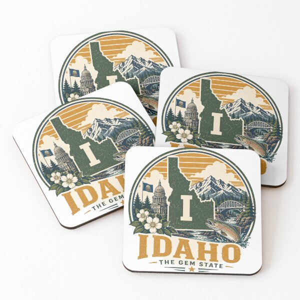 Item preview, Idaho State Print Logo / Idaho Pride designed and sold by Thehatinthecat.
