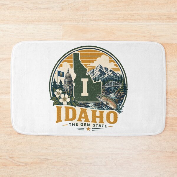 Item preview, Idaho State Print Logo / Idaho Pride designed and sold by Thehatinthecat.