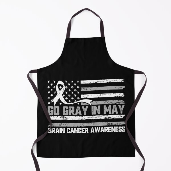 Item preview, Go Gray In May Brain Cancer Awareness Fighter Supporter designed and sold by 76Valeria.