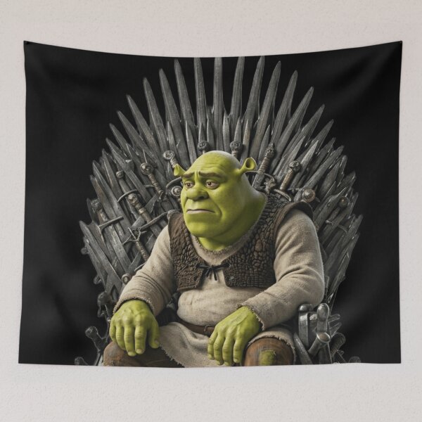 Item preview, Shrek on the Iron Throne designed and sold by The King's general goods.