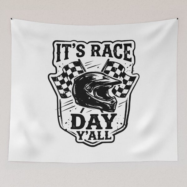 Item preview, It’s Race Day Y’all Funny Racing Matching tee Motorsport Design, Race Crew Gift Graphic Tee, Funny Racing Team Design designed and sold by AsturShop.