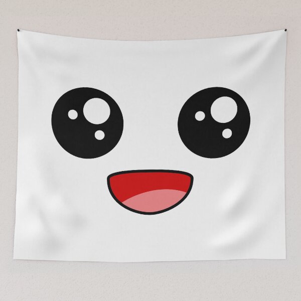 Item preview, Adorable kawaii happy smiling face designed and sold by BlushyPrint.