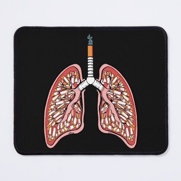 Item preview, Surreal Lungs Cigarette Art designed and sold by Zakrytos ★★★★★.
