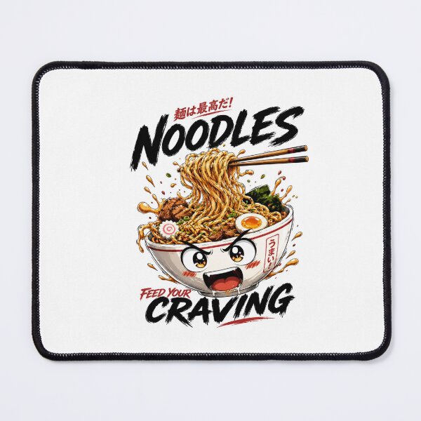 Item preview, Hungry Noodles Kawaii Japanese Food Graphic Tee designed and sold by Newthingzy.