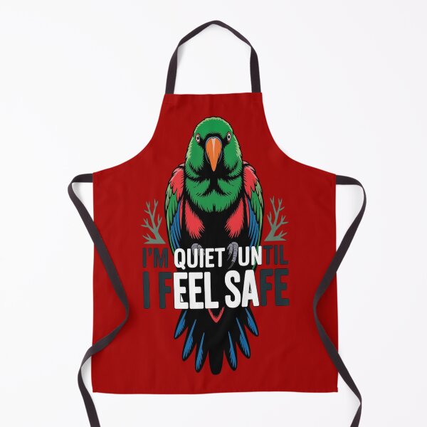 Item preview, Eclectus Parrot I'm Quiet Until I Feel Safe Exotic Bird Lover Gift designed and sold by Max Store.