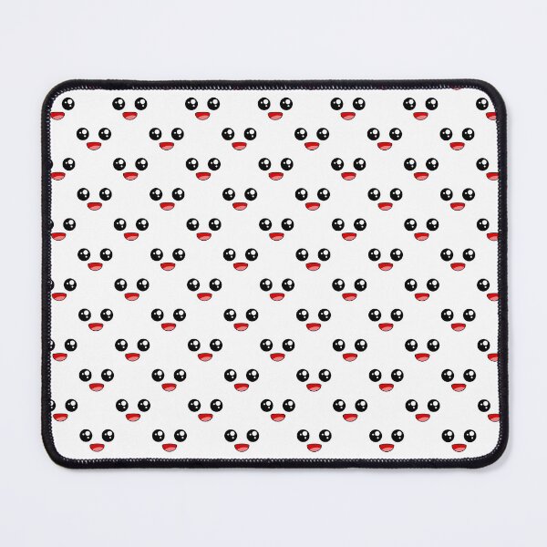 Item preview, Adorable kawaii happy smiling face pattern designed and sold by BlushyPrint.