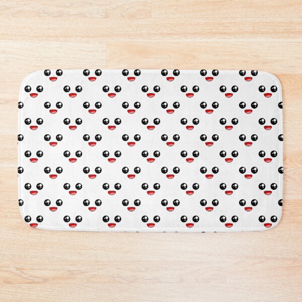 Item preview, Adorable kawaii happy smiling face pattern designed and sold by BlushyPrint.