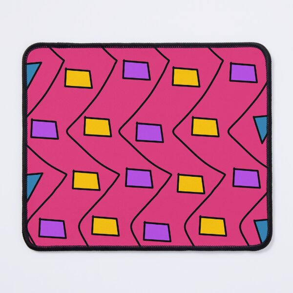 Item preview, Geometric Shapes Lines Pattern on Bright Pink designed and sold by Itaya Art.