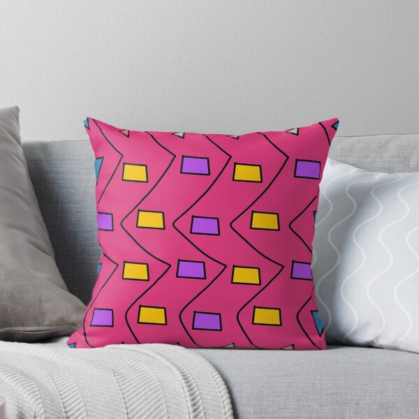 Item preview, Geometric Shapes Lines Pattern on Bright Pink designed and sold by Itaya Art.