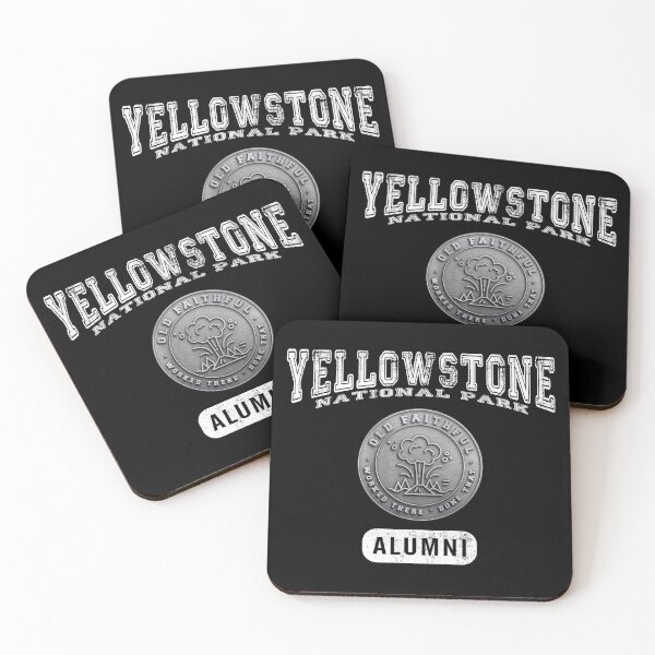 Item preview, OLD FAITHFUL ALUMNI, Yellowstone National Park (for dark items) designed and sold by SmyrnaBuffalo.