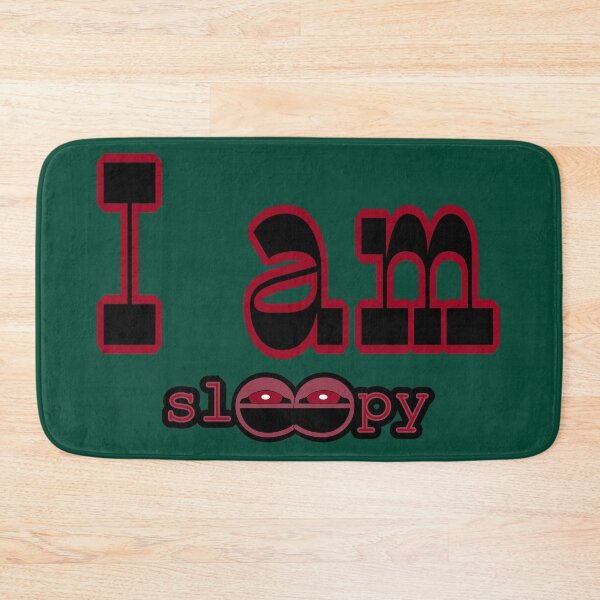 Item preview, I Am Sleepy - Tired Eyes Typography Relatable Quote designed and sold by Ihor Ivanov.