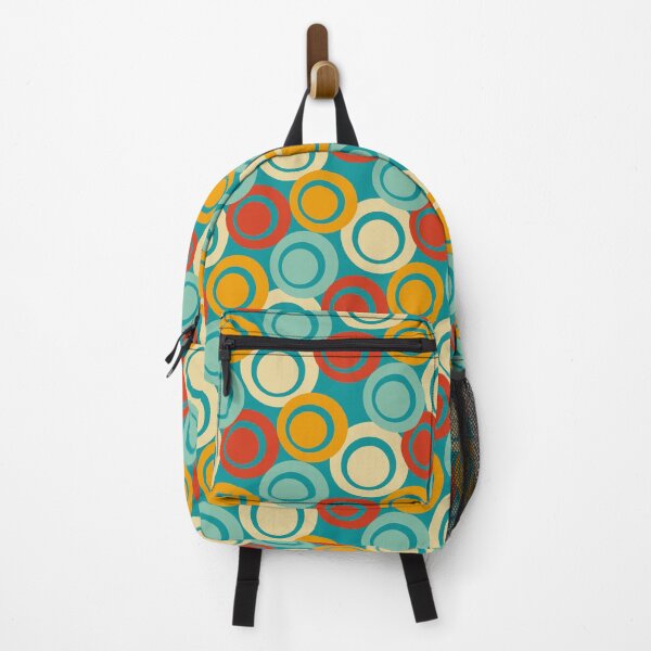 Item preview, Colourful Circles 96 in a turquoise background designed and sold by StefanStudioArt.