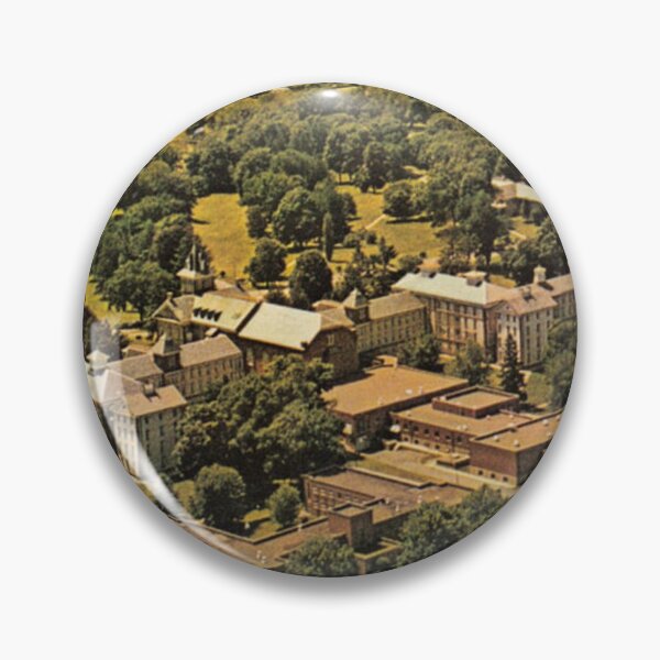 Item preview, Danville State Hospital Vintage Postcard – Aerial View designed and sold by GhostlyWorld.