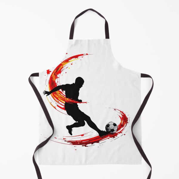 Item preview, Dynamic Soccer Strike Abstract Silhouette Action Art designed and sold by PMTaurus.