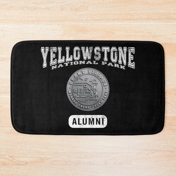 Item preview, GRANT VILLAGE ALUMNI, Yellowstone National Park (for dark items) designed and sold by SmyrnaBuffalo.