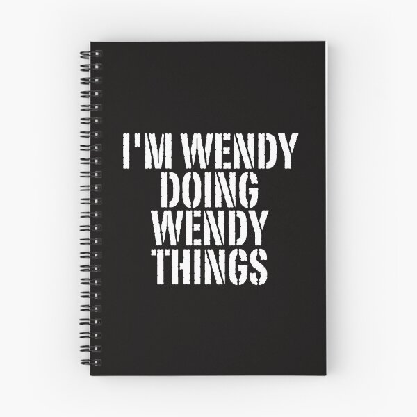 Item preview, I'M WENDY DOING WENDY THINGS Shirt Funny Christmas Gift Idea designed and sold by WeirdlyRare.