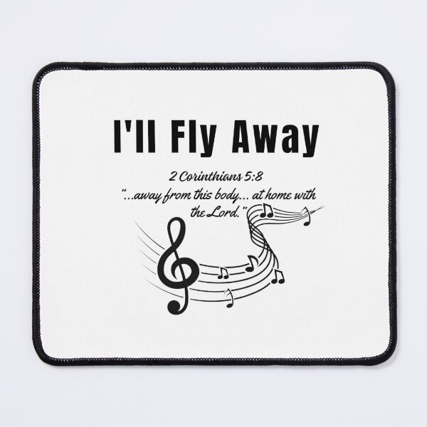 Item preview, I’ll Fly Away Christian Shirt 2 Corinthians 5:8 Worship Music Tee designed and sold by BlushingOrange.