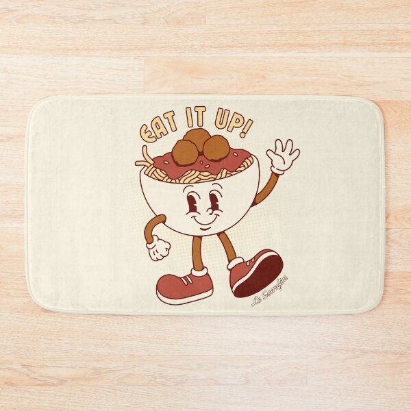 Item preview, Eat It Up! Spaghetti Vintage Retro Cartoon K-POP Inspired Design designed and sold by smeraldosecrets.