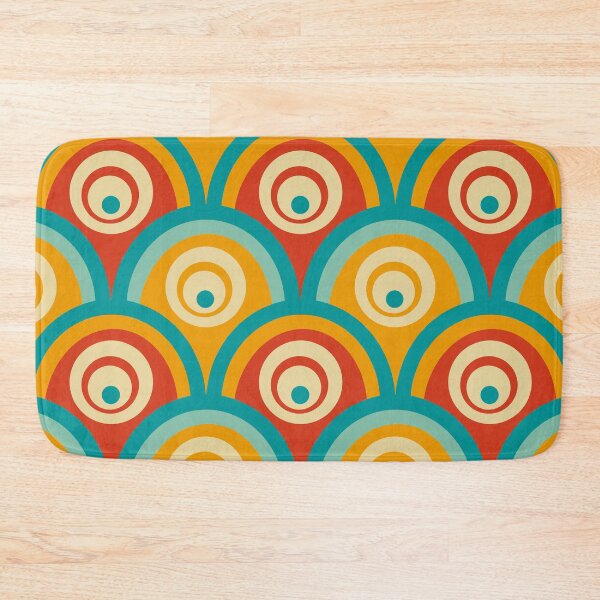 Item preview, Seventies arcade pattern in red and yellow  designed and sold by StefanStudioArt.