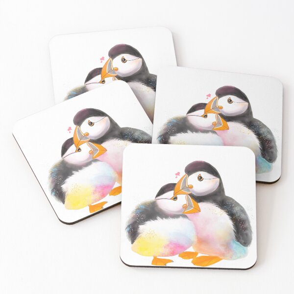 Item preview, Puffins designed and sold by Love-All-Kind.