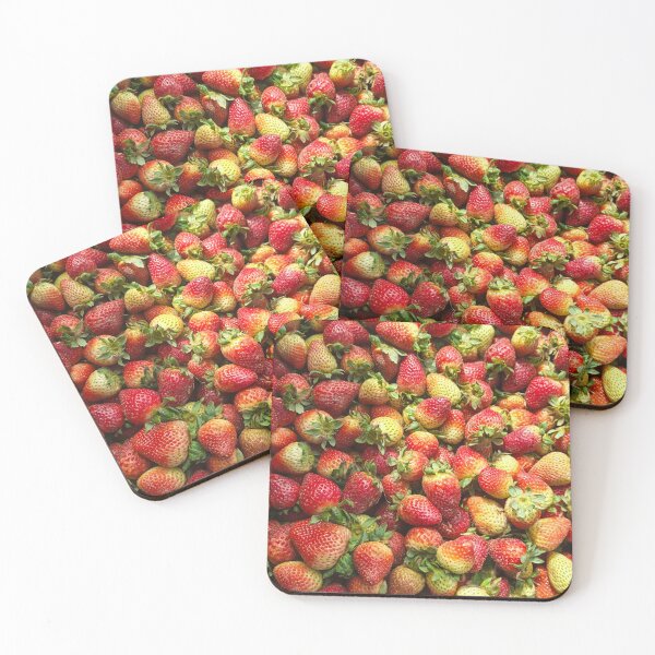 Item preview, Fresh Strawberries: An Explosion of Color and Texture designed and sold by katefndz.