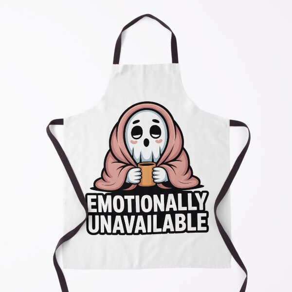 Item preview, Emotionally Unavailable Cozy Ghost designed and sold by PrintologyAura.