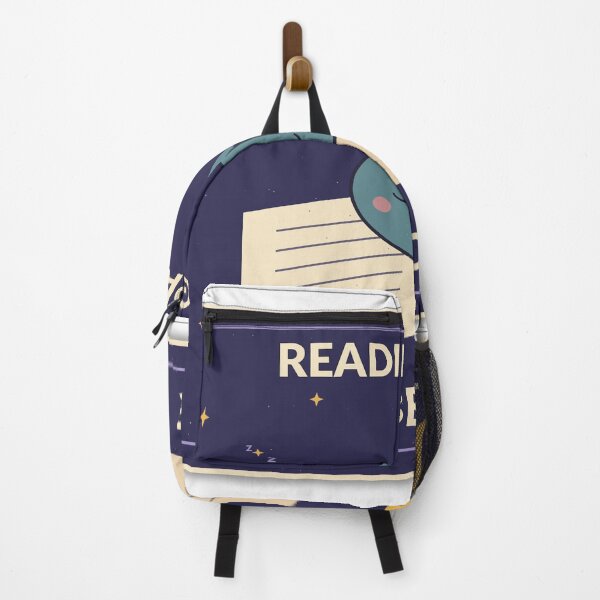 Item preview, Reading Past My Bedtime Cute Book Lover Cat Design designed and sold by Cozy Oddities Studio.